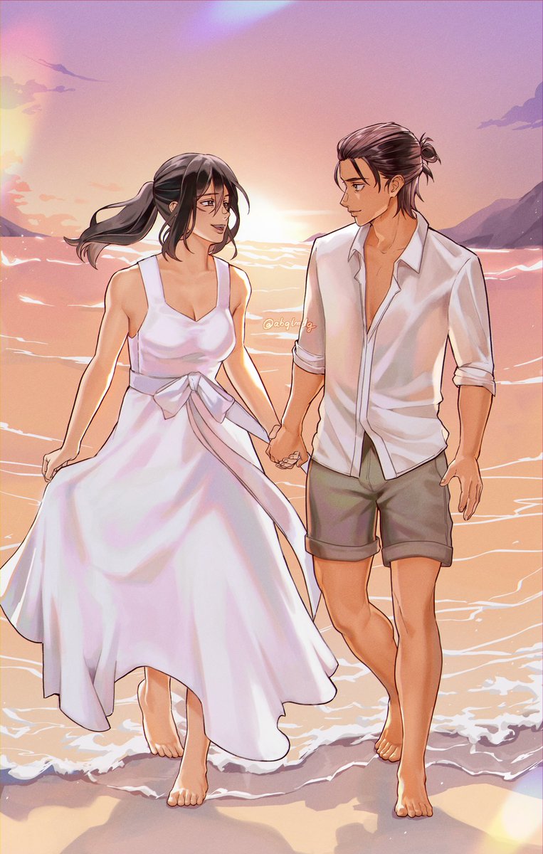 in this world, it’s just us 🏖️👣

#eremika #エレミカ
—