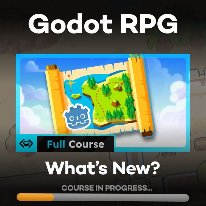 CocoCodeYT's tweet image. 🚧 I’m working on new Godot RPG Course! Check what’s new! ➡️
🎁 Want to receive exclusive content + rewards? Wishlist Today: bit.ly/CCL-ytc-N66