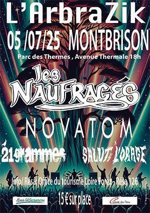 [MuSiQue] Festival de l'ArbraZik #1 (édition 2025)
21 Grammes - Salut L'Orage - Novatom - Les Naufragés 

froggydelight.com/article-28830-…