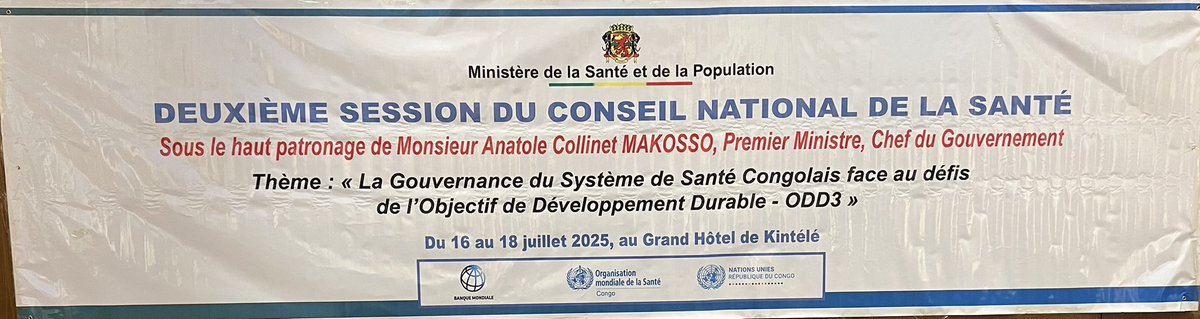 Ministère de la Santé et de la Population Congo tweet media