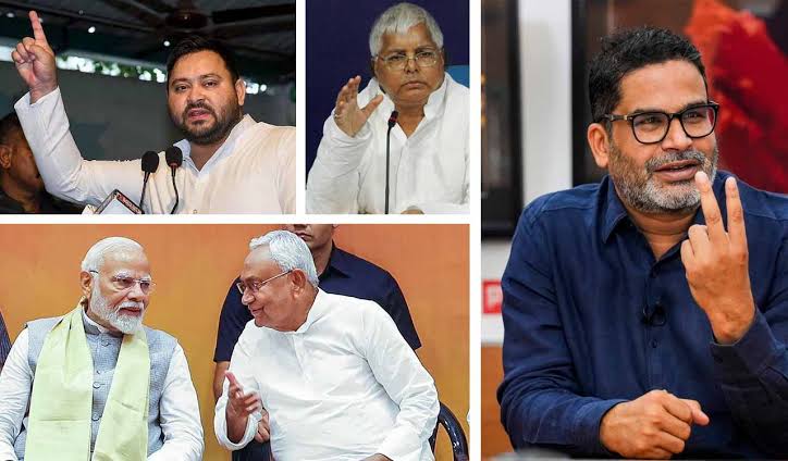 Janlokpoll's tweet image. 🚨 Jan Lok Poll Survey 🚨
#BiharLegislativeAssemblyelection2025
Number of seats likely to be won by the parties in the 243 assembly seats in the #Bihar
NDA : 116-121
MGB : 88-93
JSP : 27-32
OTH : 2-7
@BJP4India
@INCIndia
@Jduonline
@RJDforIndia
@ForSuraaj