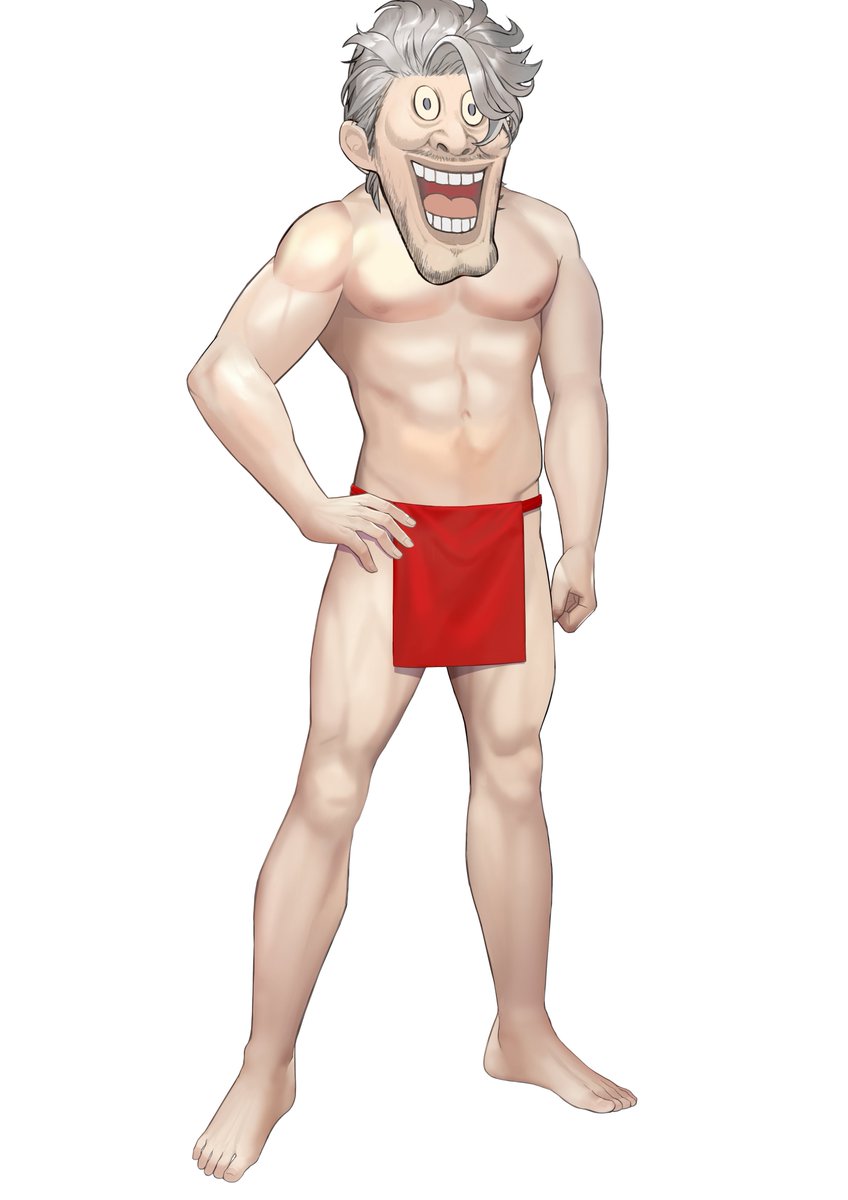 doem_mask's tweet image. 事務所メンバーのリスナーが、社長の水着みたいそうなので、上げておきます。