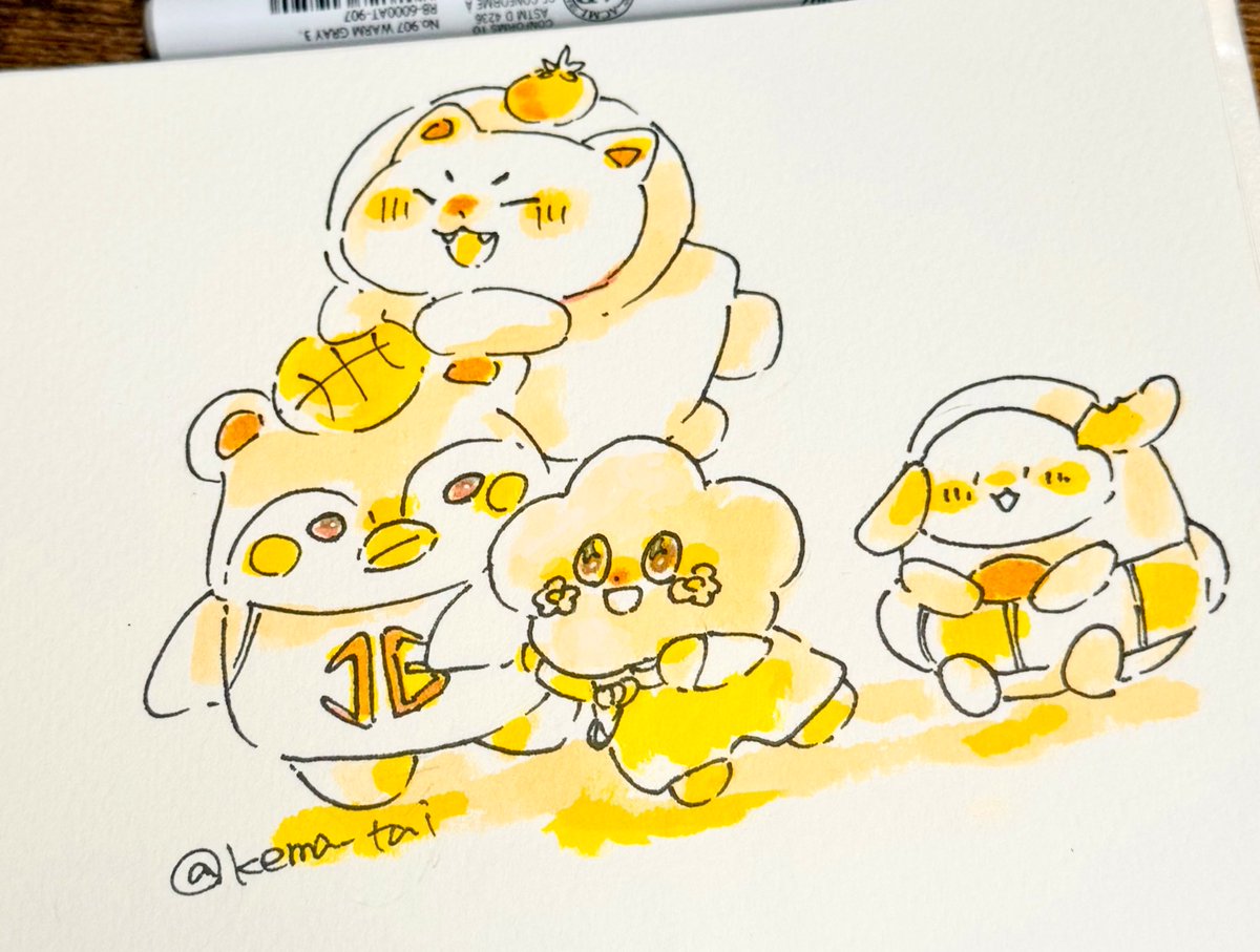 kema_tai's tweet photo. 🦊🍅🥑🌊🌼🧸🐻🐧 https://t.co/UUhaqtzmAv