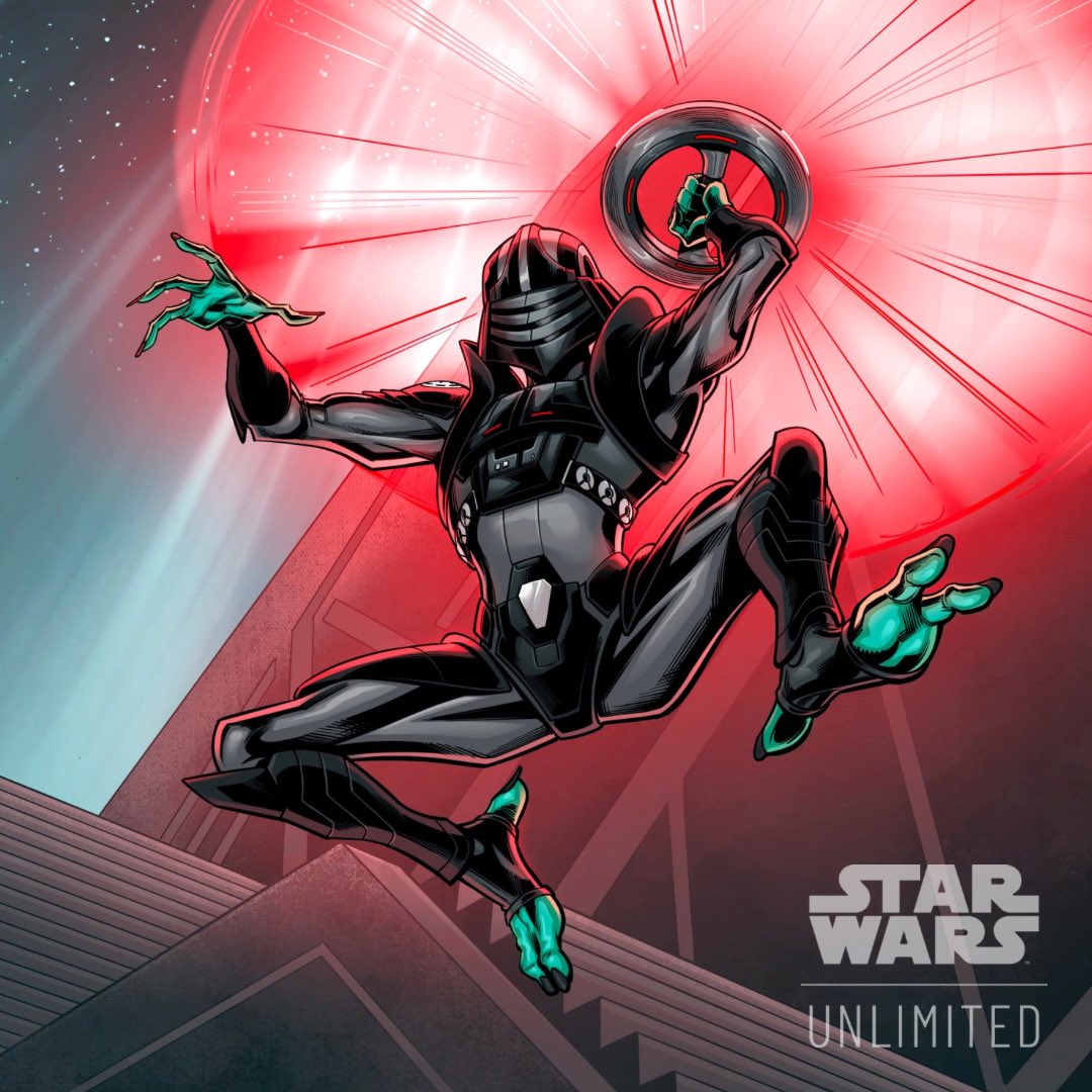 kyleP_Art's tweet image. New Star Wars Unlimited art reveal! 馃槉
Here鈥檚 another alternate organized play card that I worked on for the fifth set of @UnlimitedFFG Legends of the Force is out now! #starwars #starwarsunlimited #tcg #lucasfilm #fantasyflightgames #cardart #inquisitor #lightsaber