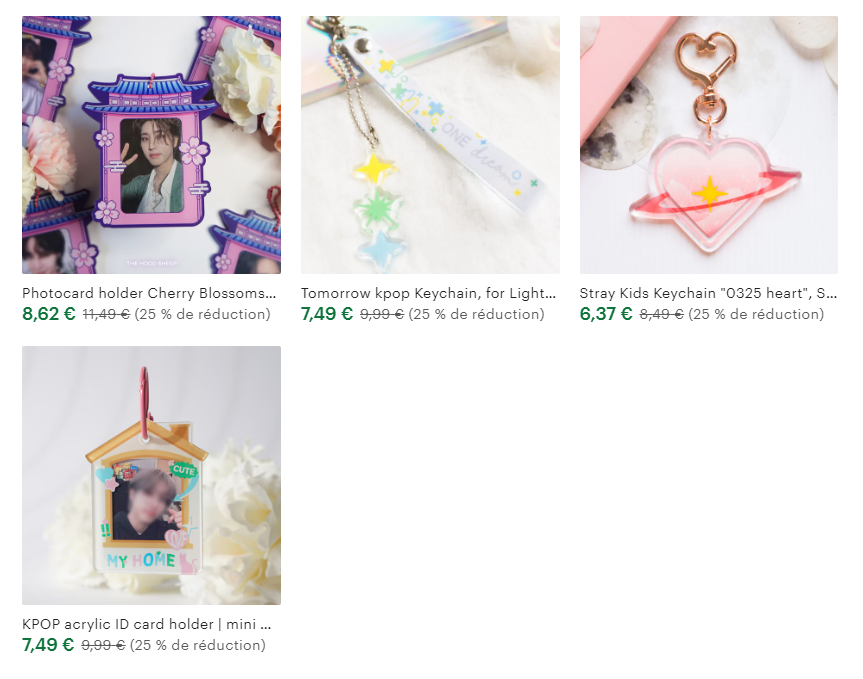 En promo sur mon site ! Des soldes kpop sur plusieurs modèles de porte-clés dont du Stray Kids et des fanpacks ZB1 ✨

Pour Stray Kids, commandez avant le 18 pour une livraison avant les concerts de Paris ! #straykidsinparis #StrayKids_dominATE_PARIS 

🔗 etsy.com/shop/TheHoodSh…