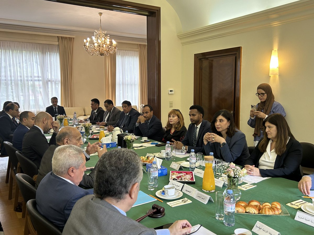 Honored to join Arab Ambassadors in Brussels for a briefing with H.E. Dr. Varsen Aghabekian Shahin, Minister of Foreign Affairs and Expatriates of the State of #Palestine. 
We reaffirmed the importance of the #EU role in achieving a just &amp; lasting peace through the Two-State