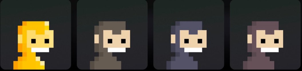 dappa808's tweet image. The epitome of clean? Obviously 3T’s are king, but I personally find this to be my favorite trait combo: open eyes, beaming mouth and no clothes or head trait. I mean it just looks like a monke? Now who has the other three so I can make a complete set? @sagamonkes