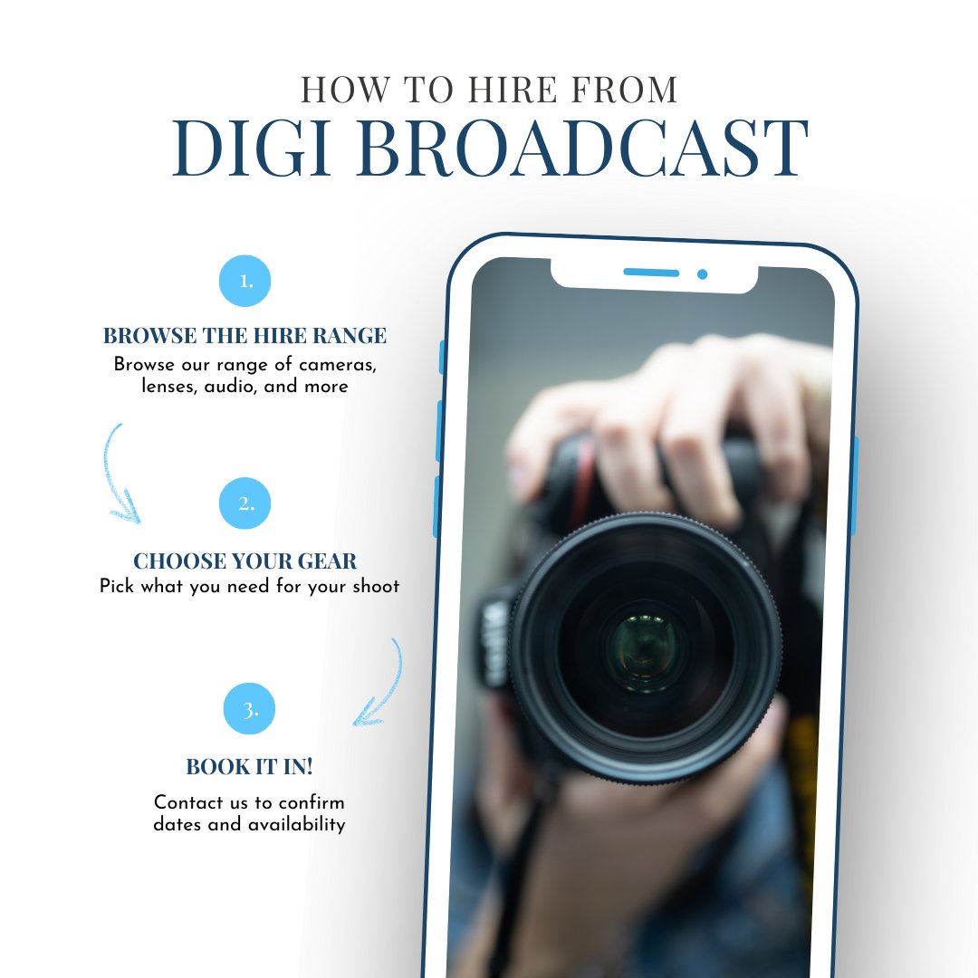 Digibroadcast (@digi_broadcast) on Twitter photo ๐ฅ Need pro gear? Hiring from Digi Broadcast is quick and easy:
1๏ธโฃ Browse our range of cameras, lenses, audio, and more
2๏ธโฃ Pick what you need for your shoot
3๏ธโฃ Contact us to confirm dates and availability
๐ง hire@digibroadcast.com | ๐ +44 (0)208 397 1407
๐ Fill out the form ๐ฅ Need pro gear? Hiring from Digi Broadcast is quick and easy:
1๏ธโฃ Browse our range of cameras, lenses, audio, and more
2๏ธโฃ Pick what you need for your shoot
3๏ธโฃ Contact us to confirm dates and availability
๐ง hire@digibroadcast.com | ๐ +44 (0)208 397 1407
๐ Fill out the form