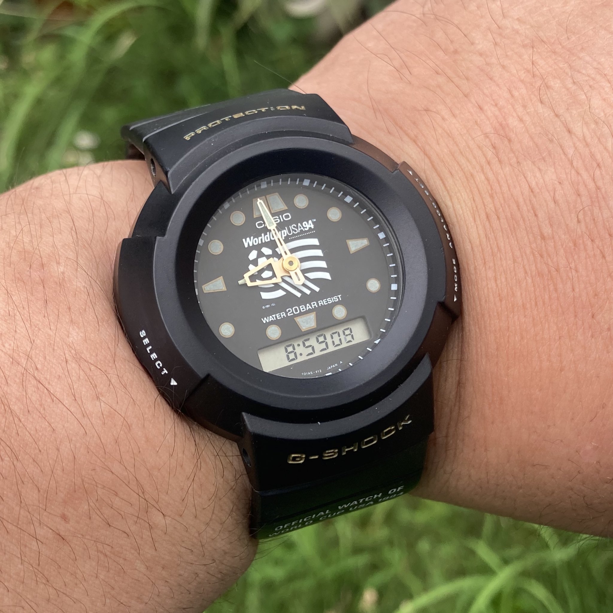 G-SHOCK ジャンク　セット　AW 594 AW-594-7E1（1994） Module number “380”！ VINTAGE G−SHOCK
