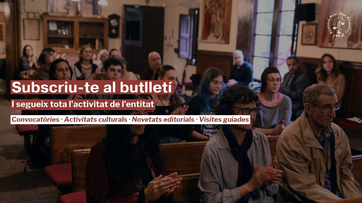 revenedors's tweet image. 💡Ets un amant de la història de Barcelona? Apunta&apos;t al nostre butlletí i estigues informat sobre tots els projectes i actes de l&apos;Associació!

🔹 Divulgació històrica
🔹 Convocatòries de premis i beques
🔹 Noves publicacions

🔗 form.jotform.com/221864747682367