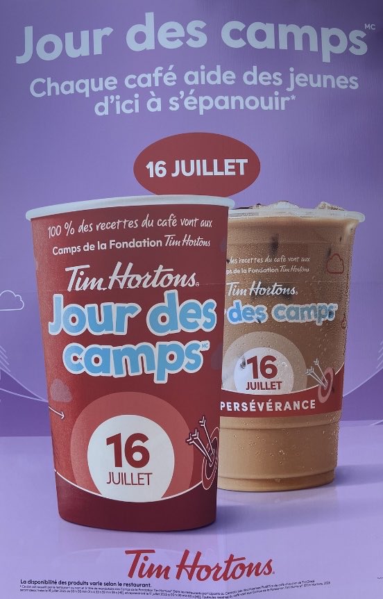 mlevesquecaq's tweet image. Je vous invite à faire comme moi et à venir encourager la campagne de financement du Jour des camps de @TimHortons dans un restaurant dans Chapleau. Cela permettra à des jeunes de chez nous de pouvoir s'amuser et de profiter de leur été!☀⛺🌲☕️
#Assnat #Chapleau #Gatineau…