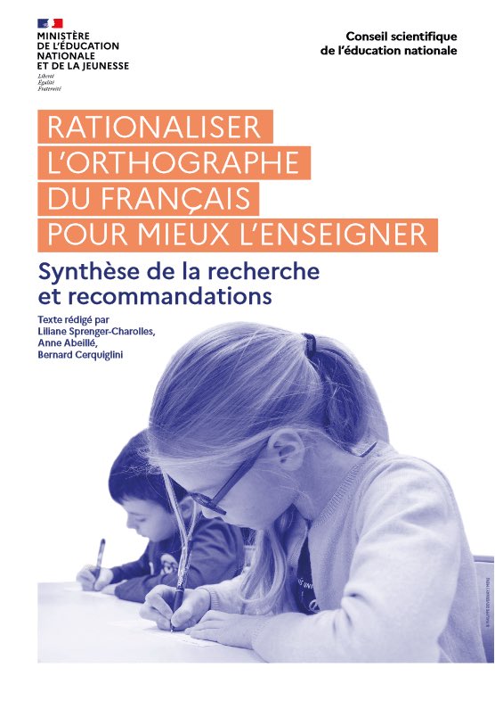 cafepedagogique's tweet image. Faire évoluer l’orthographe et son enseignement, une utopie ? Une table ronde de l’AFEF au #fipf2025 avec Anne Abeillé, Christophe Benzitoun, Danièle Cogis, Annie Desnoyers, Dan Van Raemdonck
Dans le Café pédagogique : cafepedagogique.net/2024/09/30/ort…