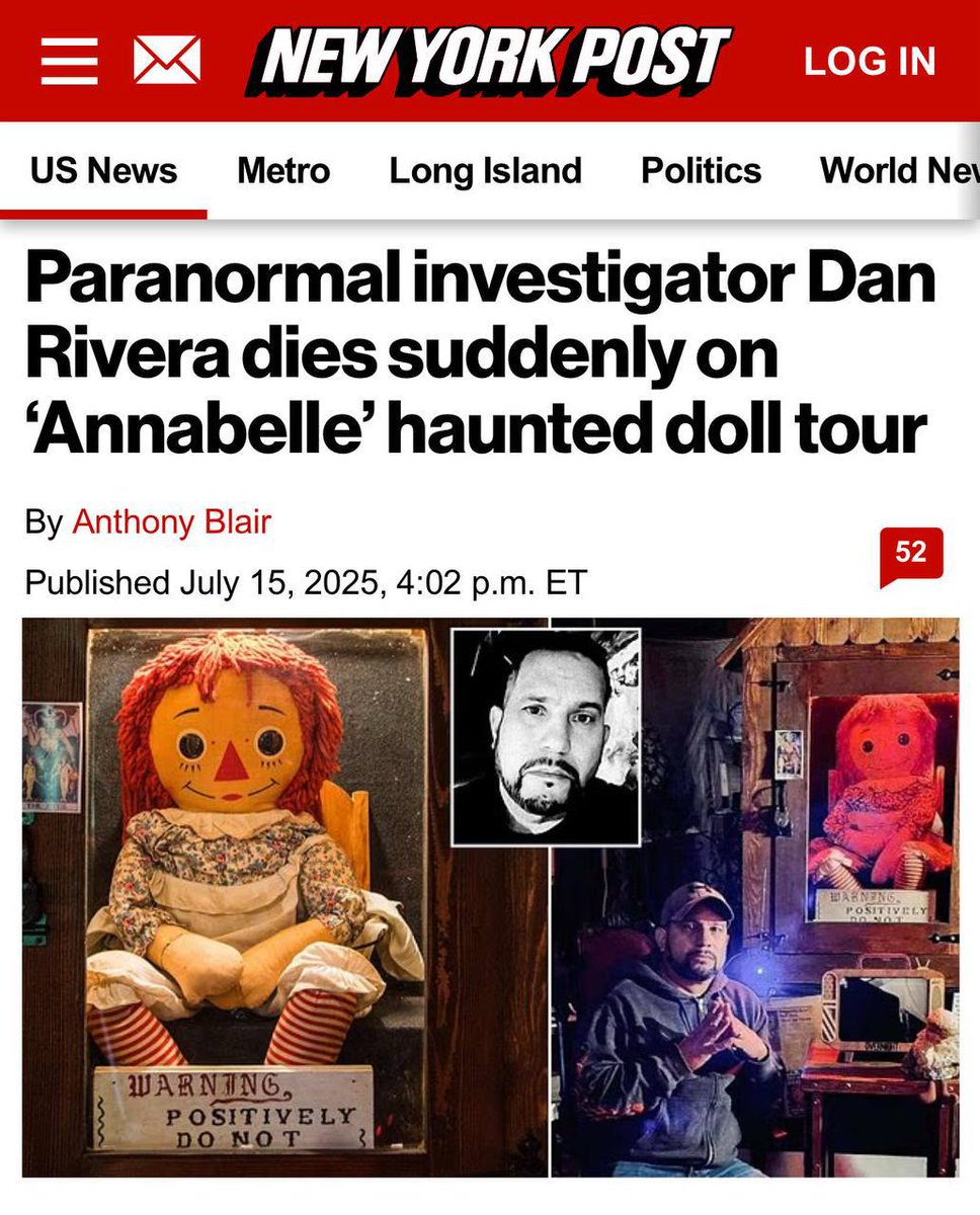 Dan Rivera was in Gettysburg, Pennsylvania for his sold-out Devils on the Run Tour when emergency crews were called to his hotel. The cause of his death is still unknown.