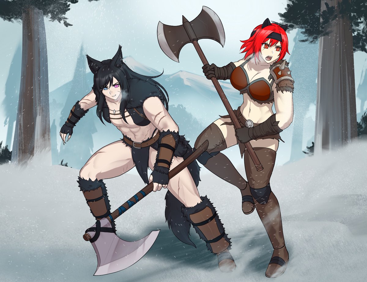 🐺Knife Ears🐺 (@knife_earsvt) on Twitter photo A gift for <a href="/plzdontwatch/">PlzDontWatch</a>
Knife-Ears and Red - a barbaric duo.
Art by <a href="/ainemswork/">Ainemswork || DM for Business Inquiries</a> 💙
#art #barbarian A gift for <a href="/plzdontwatch/">PlzDontWatch</a>
Knife-Ears and Red - a barbaric duo.
Art by <a href="/ainemswork/">Ainemswork || DM for Business Inquiries</a> 💙
#art #barbarian