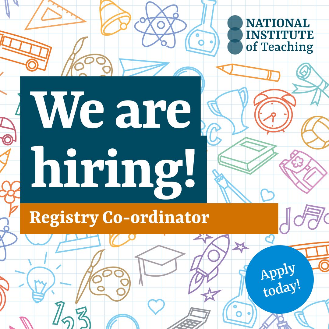 NatInstTeaching's tweet image. We're recruiting a Registry Co-ordinator with strong administrative skills and the ability to thrive when working in a fast-paced environment.
The successful candidate will be responsible for ensuring that all internal and external records are accurate and up-to-date,…
