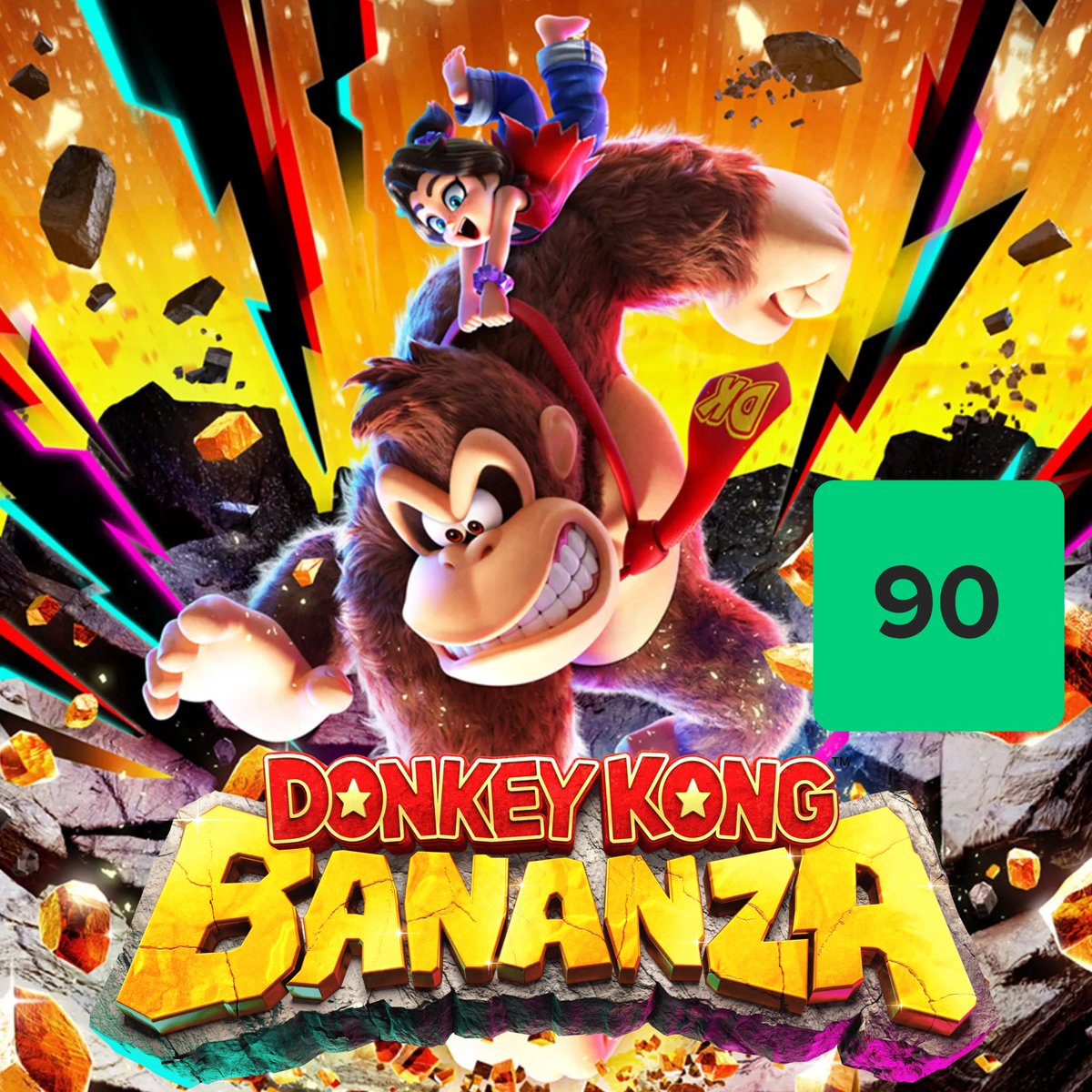 Donkey Kong Bananza estreia com nota 90 no Metacritic, baseada em 54 análises — todas elas positivas!