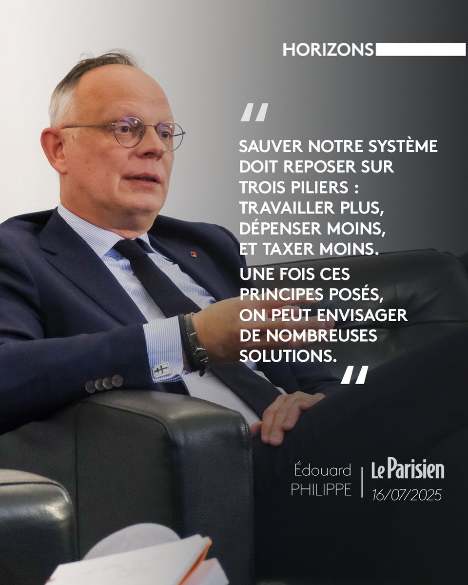 HorizonsLeParti's tweet image. « Je préfère un plan d’urgence proposé par le Premier ministre à un plan d’urgence imposé par le FMI. Mais cela reste un plan d’urgence… Il ne porte aucune transformation en profondeur, aucune réforme structurelle des politiques publiques qui, aujourd’hui, ne fonctionnent plus.…