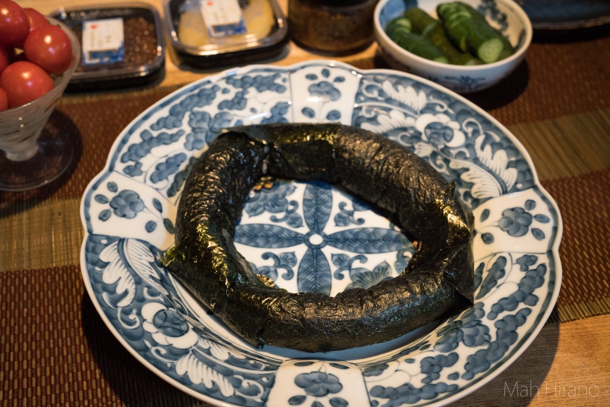 mah_hirano's tweet image. これはウロボロス納豆巻き