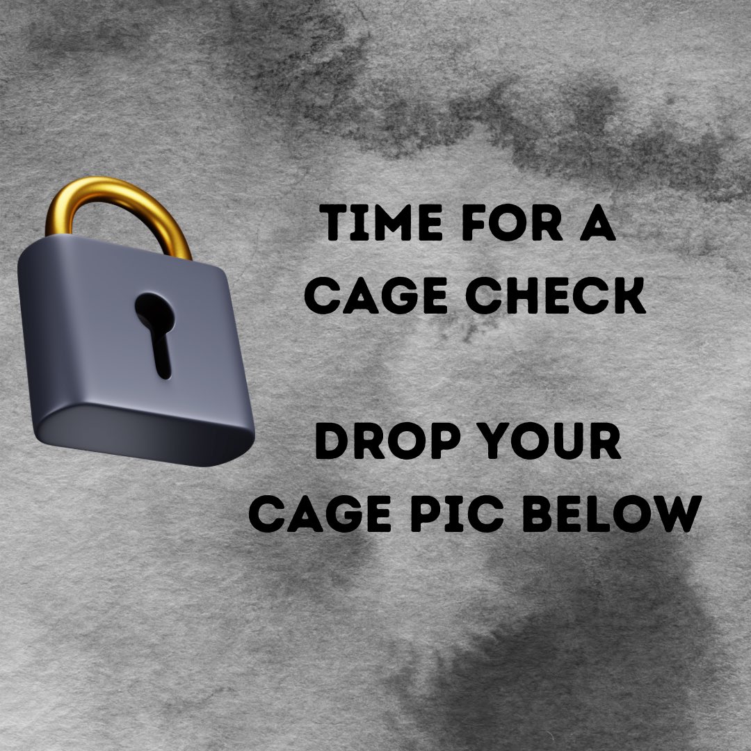Time for you subs to report for your midweek cage check! Let’s woo those locked nubs.