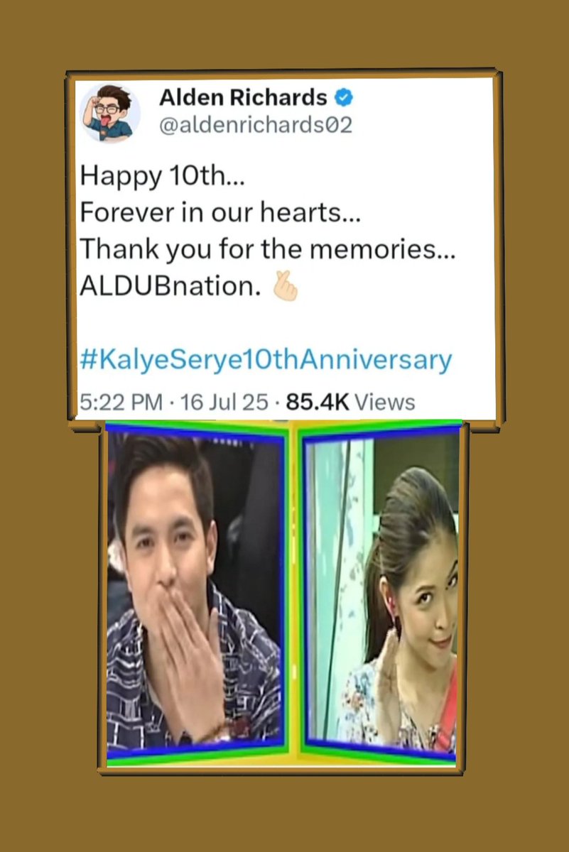 BabeSNuez (@babesolver) on Twitter photo THE UNBEATABLE PHENOMENAL COUPLE <a href="/aldenrichards02/">Alden Richards</a> & <a href="/mainedcm/">Maine Mendoza</a>
ALDUB pa rin
ALDUB will be back soon
NO TO SOLO PROJECTS
#ALDUB10thAnniversary THE UNBEATABLE PHENOMENAL COUPLE <a href="/aldenrichards02/">Alden Richards</a> & <a href="/mainedcm/">Maine Mendoza</a>
ALDUB pa rin
ALDUB will be back soon
NO TO SOLO PROJECTS
#ALDUB10thAnniversary