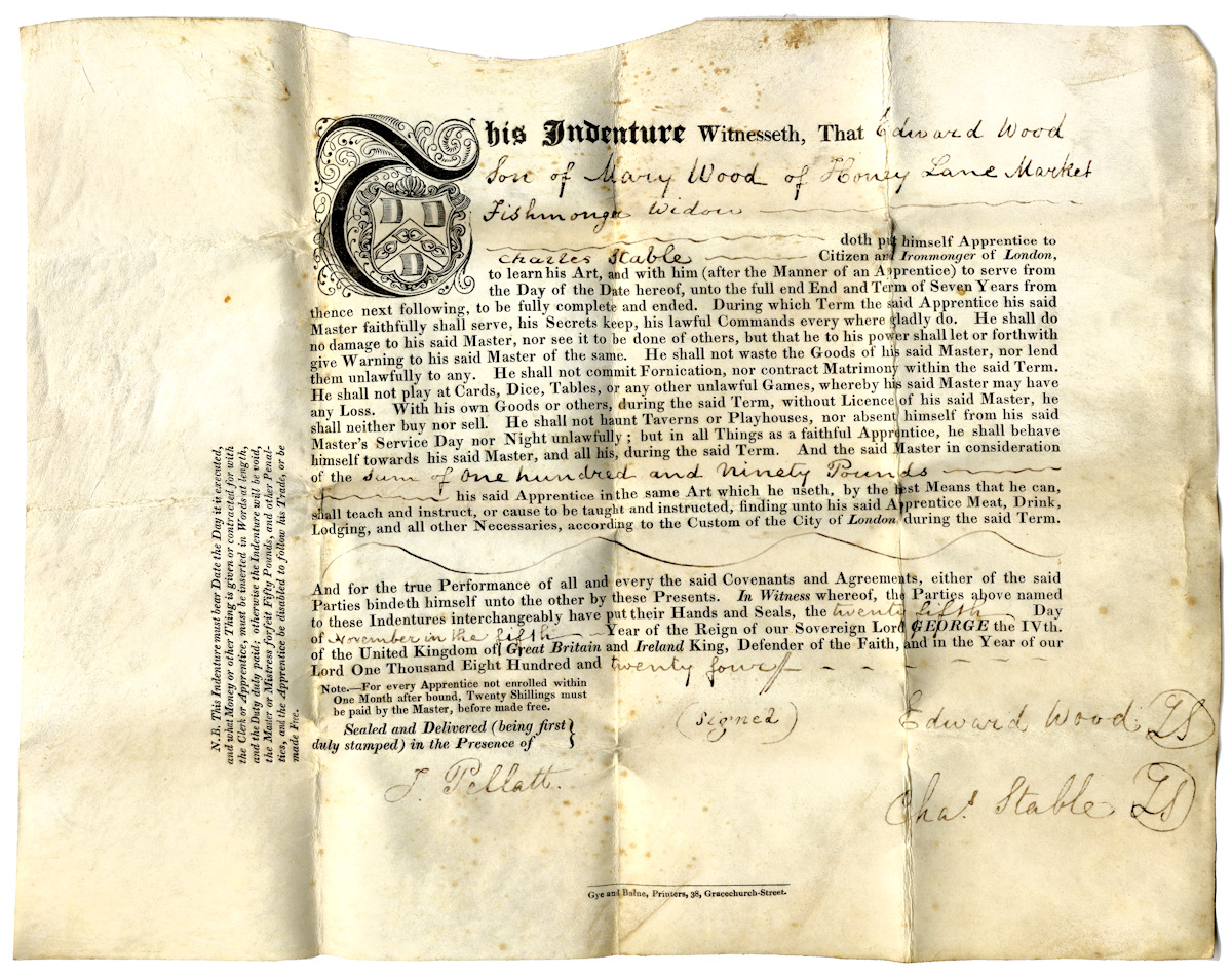 Apprenticeship Indentures were essential to vocational training in England from the medieval period through the 19th century. They were legal contracts outlining the terms and conditions under which a young person would be apprenticed to a master.
ephemera-society.org.uk/apprenticeship…