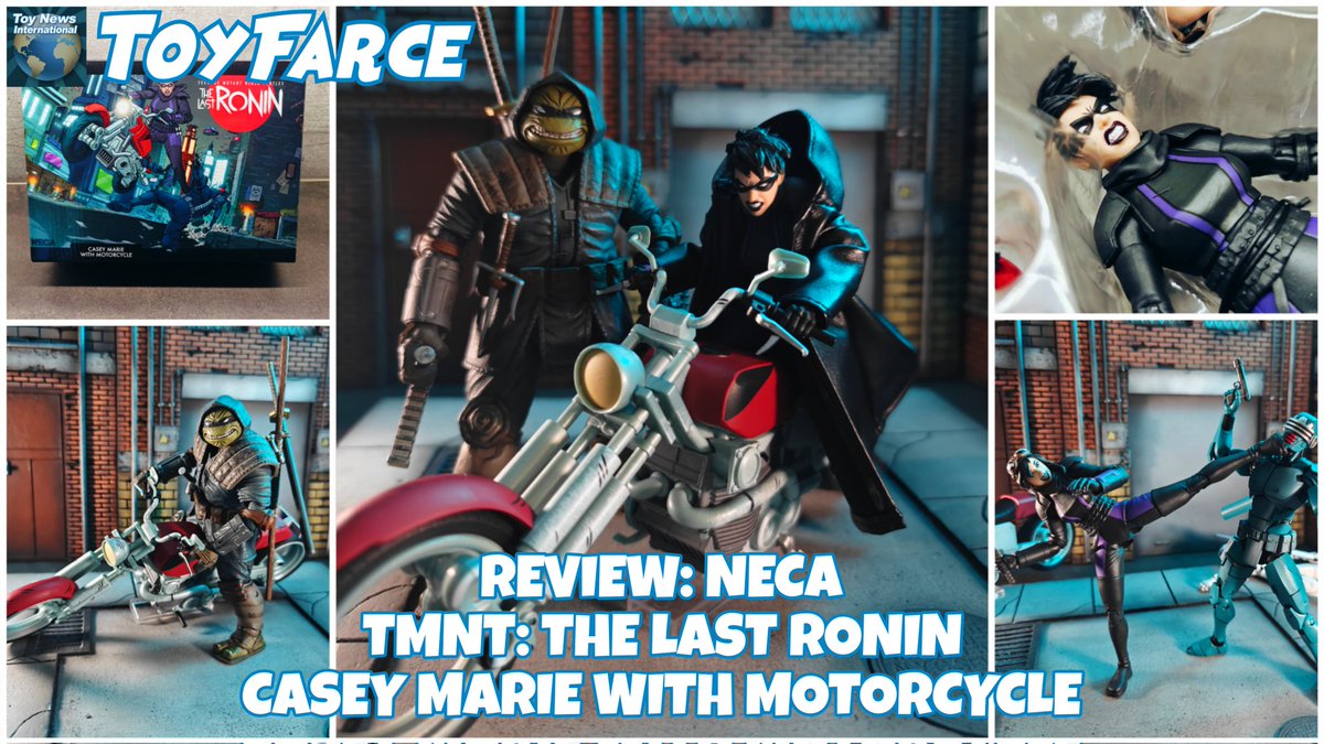 TOYFARCE REVIEW:
NECA TMNT: THE LAST RONIN CASEY MARIE WITH MOTORCYCLE!
toynewsi.com/298-58828

#toyfarce #tmnt #teenagemutantninjaturtles #thelastronin #caseymarie #motorcycle #apriloneil #caseyjones #actionfigures #toys #collectibles