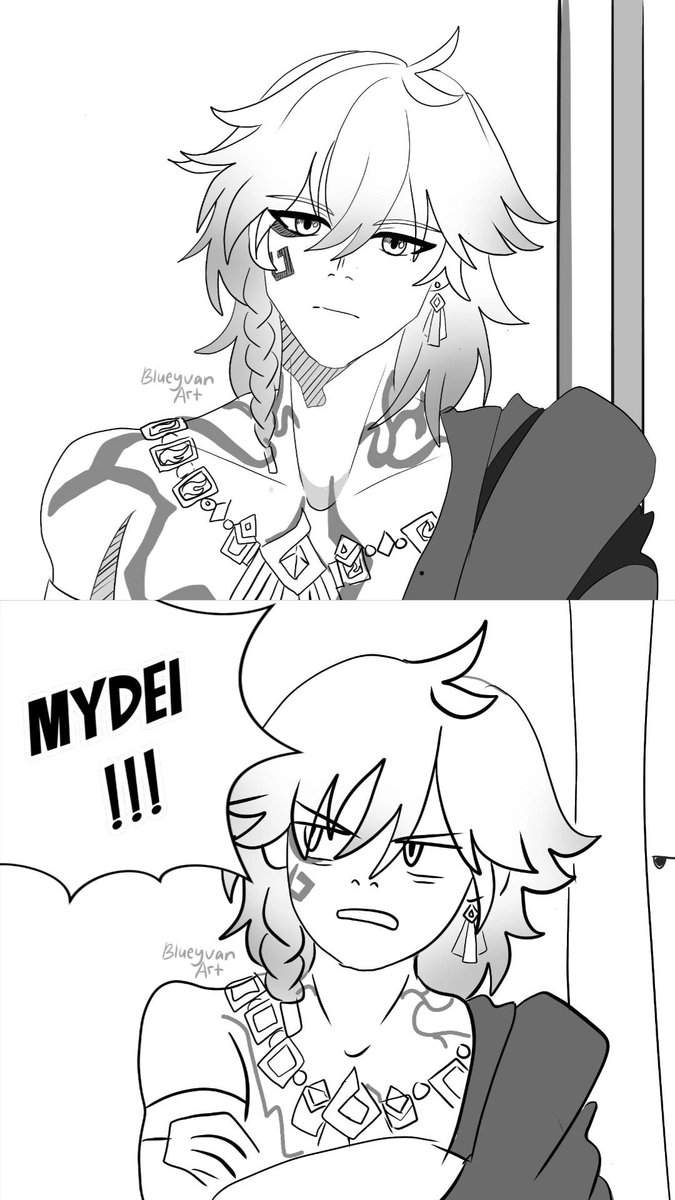 blueyvanart's tweet image. Stare (1/2)
.
.
#Castordei #myrice #Castorice #mydei #Phainon #Amphoreus #digitalart #HonkaiStarRail #HSRFanart