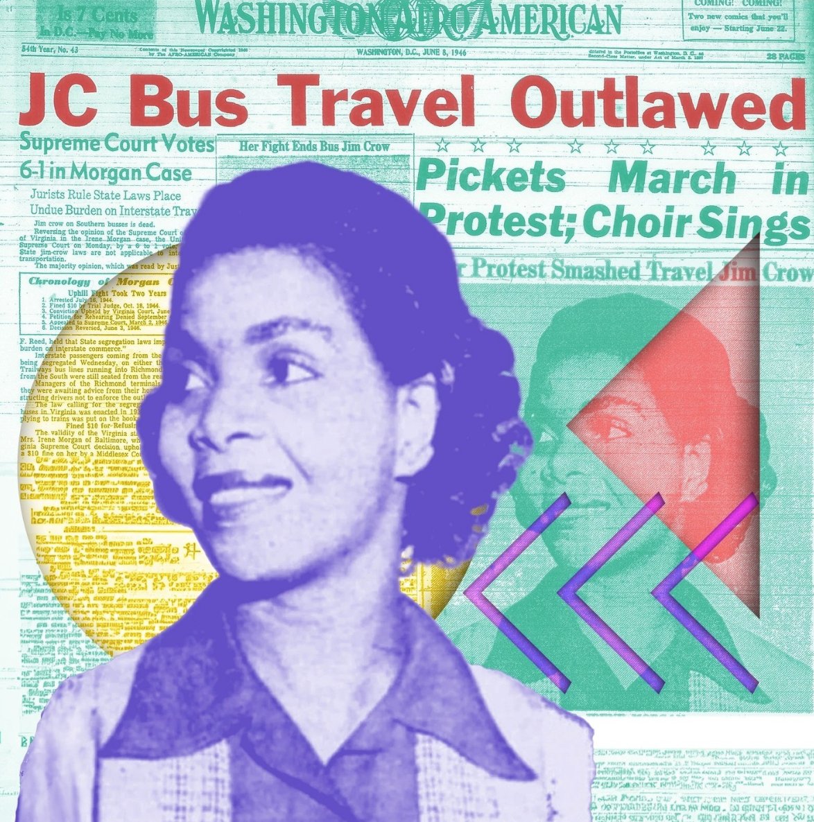 JMitchellNews's tweet image. #OnThisDay in 1947, Irene Morgan, a 27-year-old Black mother of two, was arrested for refusing to move to the back of an interstate bus in Virginia for a white couple. When a deputy handed her the warrant for her arrest, Morgan tore up the document and tossed it out the window.…