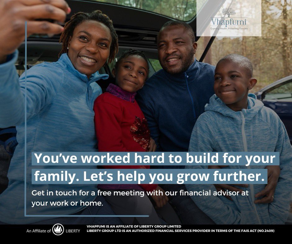 Vhapfumi Holdings (@vhapfumi) on Twitter photo We help you
- Protect your familyâs income & lifestyle
- Plan ahead for education, emergencies, or retirement
- Build wealth for generations to come
- Personalise life & funeral cover
We meet you where you are at your office, your home, or online: support@vhapfumi.co.za We help you
- Protect your familyâs income & lifestyle
- Plan ahead for education, emergencies, or retirement
- Build wealth for generations to come
- Personalise life & funeral cover
We meet you where you are at your office, your home, or online: support@vhapfumi.co.za