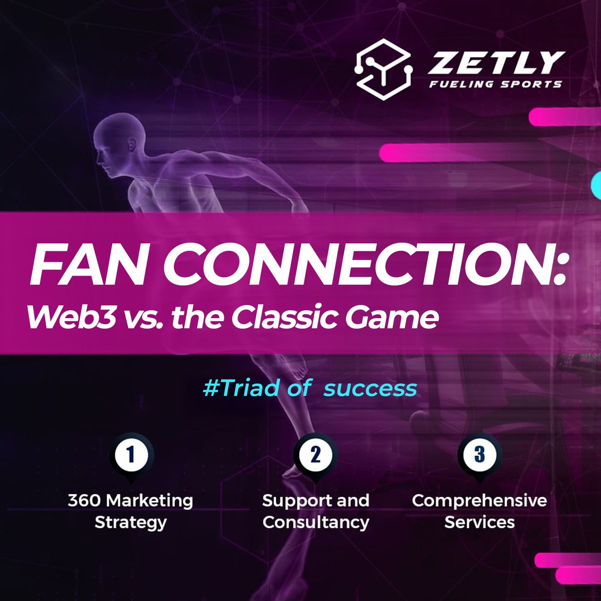 📊 Traditional Sports:
 ✔️ Game-day experiences
 ✔️ Social media content
 ❌ Passive spectators
vs
🌐 Web3 Sport:
 ✔️ Fan tokens &amp; NFTs
 ✔️ Real voting rights
 ✔️ Direct access &amp; rewards

#Zetly #Web3Sport #FanEngagement #SportsTech