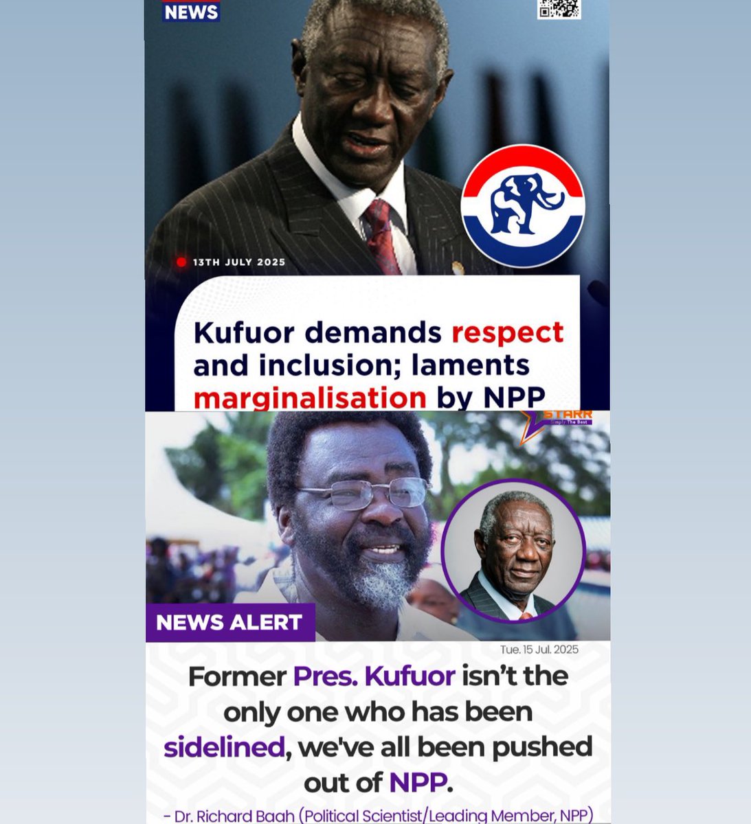 chrisatadika's tweet image. I always suspected that Kufuor was sidelined..anyone who spoke the truth became an enemy and has to be pushed aside hmm
