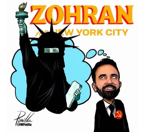 DanielPipes's tweet image. Fernando Pinilla (@FMPinilla) on @ZohranMamdani's inner thoughts.