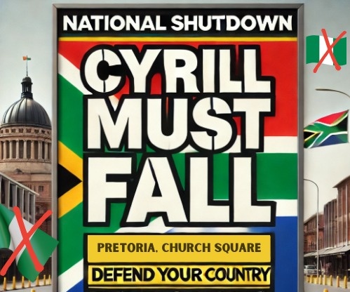 MPUMALANGA is READY

We gave Ramaphosa a chance to address the Nation.

Ramaphosa insulted South Africans.

RAMAPHOSA MUST GO
RAMAPHOSA MUST GO 
RAMAPHOSA MUST GO 
RAMAPHOSA MUST GO 
RAMAPHOSA MUST GO 
RAMAPHOSA MUST GO
RAMAPHOSA MUST GO 

18 JULY 2025.