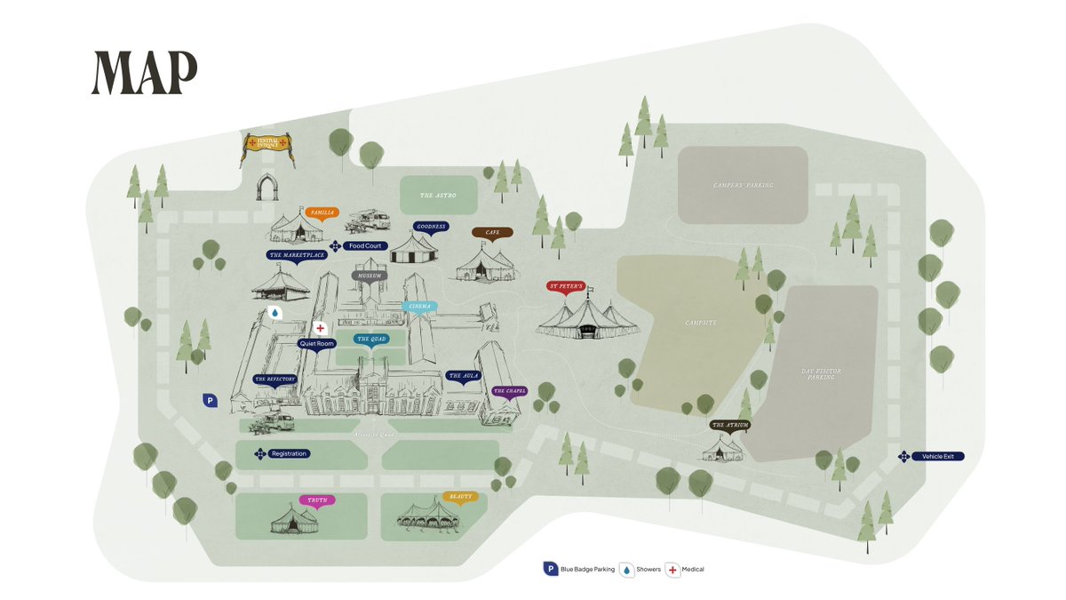 Explore the map of our festival! 

From the Truth, Beauty and Goodness Marquees to the Quad, from the Cafe and St Peter's to the beautiful Chapel. We're so grateful to <a href="/OscottCollege/">St. Mary's Seminary, Oscott</a> for hosting us!

Tickets here: webelievefestival.com/tickets