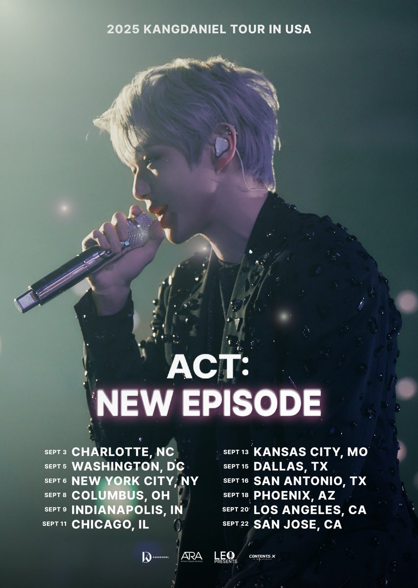 💥 JUST ANNOUNCED! 💥
➔ <a href="/kd_officialx/">강다니엘(KANGDANIEL)</a> 
➔ ACT : NEW EPISODE
➔ in United States
⚡️ 𝐆𝐞𝐧𝐞𝐫𝐚𝐥 𝐒𝐚𝐥𝐞: July 25 (Fri) 10am CST onwards via Ticketweb.com

Ticket &amp; venue information coming Monday.

#강다니엘 #KANGDANIEL
#ACT_NEW_EPISODE
#ACT_NEW_EPISODE_USA