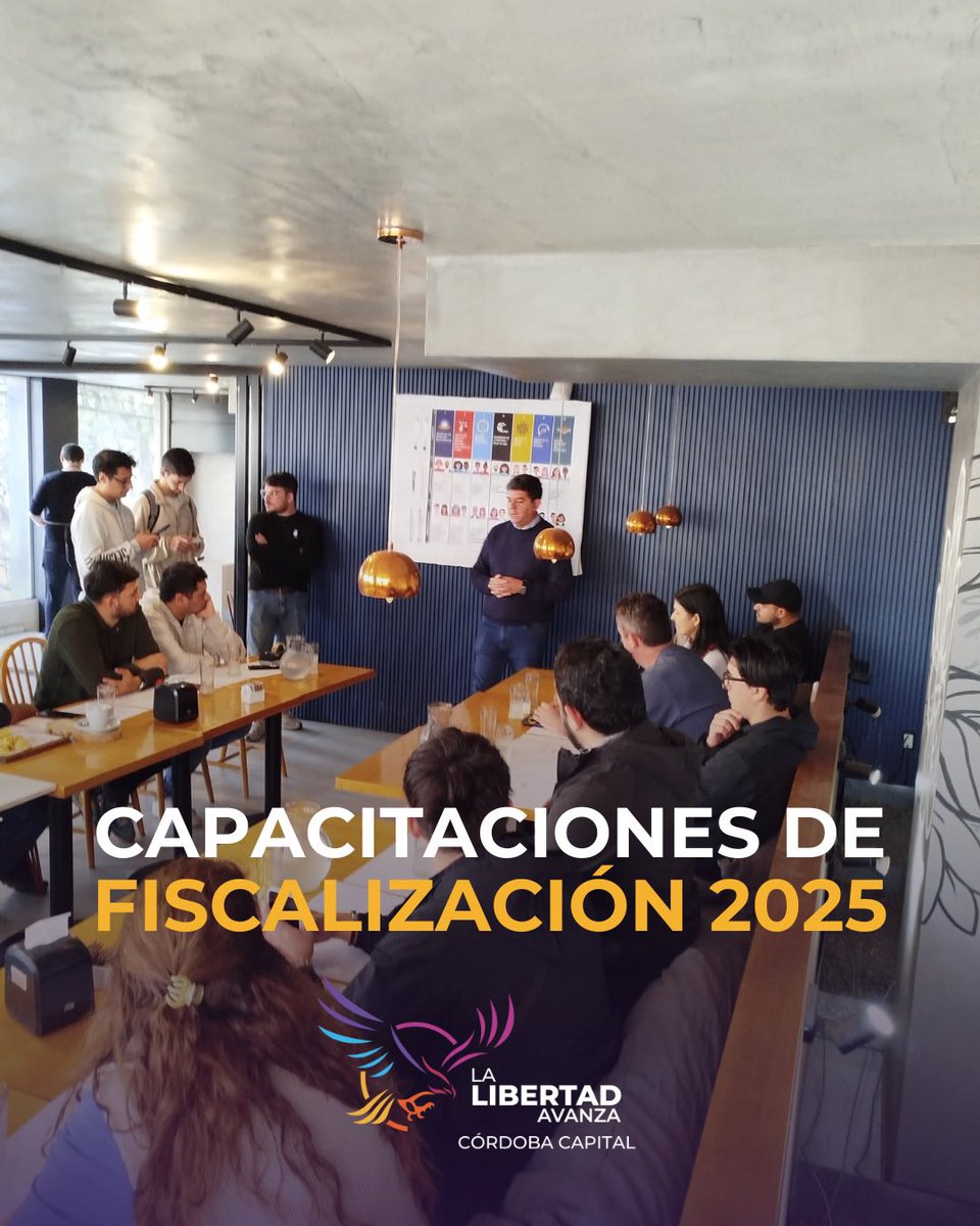 LLA_CbaCapital's tweet image. ¡CAPACITACIONES DE FISCALIZACIÓN 2025! 🙌🏻
Más vecinos formándose para defender el voto en las mesas, junto a Jorge Silvestre.
👉🏻 Fiscalizar es garantizar que cada voto cuente.
💜 ¡VIVA LA LIBERTAD, CARAJO!
#elecciones #lalibertadavanza #cordobacapital
