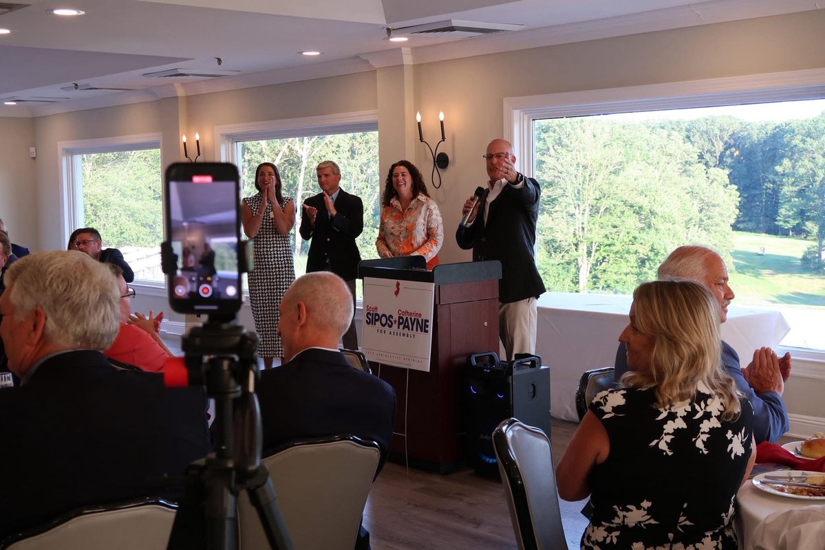 MikeInganamort's tweet image. The road to a Republican Majority in the State Assembly runs right through the 16th Legislative District, which is why I was proud to support Scott Sipos and Catherine Payne in Clinton last night. This high-energy duo will do great things in the Assembly next year - let’s go!