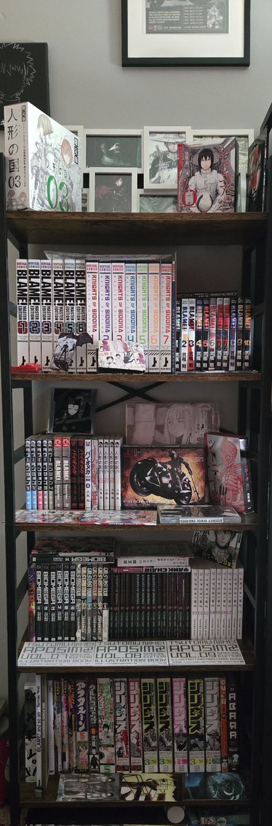 MorrowindThe's tweet image. New pictures of my Tsutomu Nihei collection! More posted below too