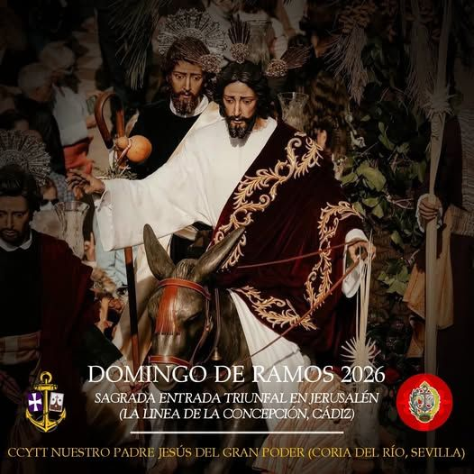 La Banda del Gran Poder de Coria acompañará a la Entrada Triunfal de La Línea de la Concepción en la Semana Santa 2026