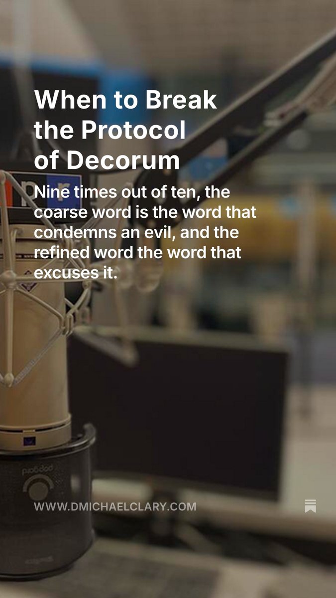 "Many Christians live by the hidden assumption that godly speech is feminine. If you speak directly like a man, you’re probably out of line and need to tone it down. If your masculine speech offends a woman, you’re clearly in the wrong. Her taking offense is the only evidence