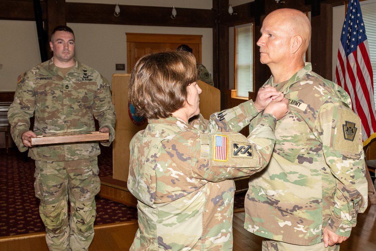 PANationalGuard's tweet image. Command Sgt. Maj. Andrew Campbell retired July 12 after 33 years of service in the U.S. Army and Pennsylvania National Guard. Campbell served as the Pennsylvania Army National Guard command sergeant major since July 2021.
Story here: pa.ng.mil/Site-Managemen…
📷: Wayne V. Hall