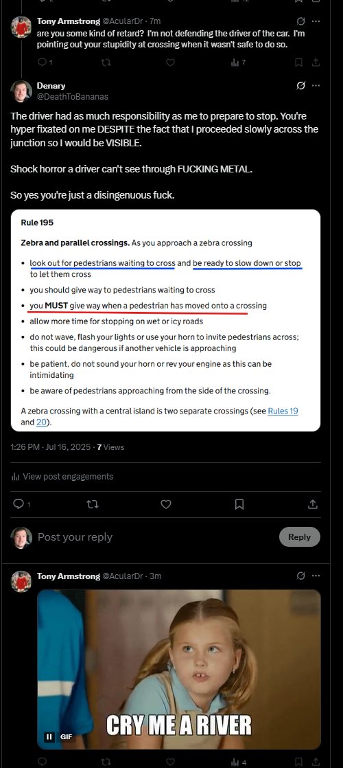 DeathToBananas's tweet image. Nothing like a gif and a block to say that you're so utterly wrong.