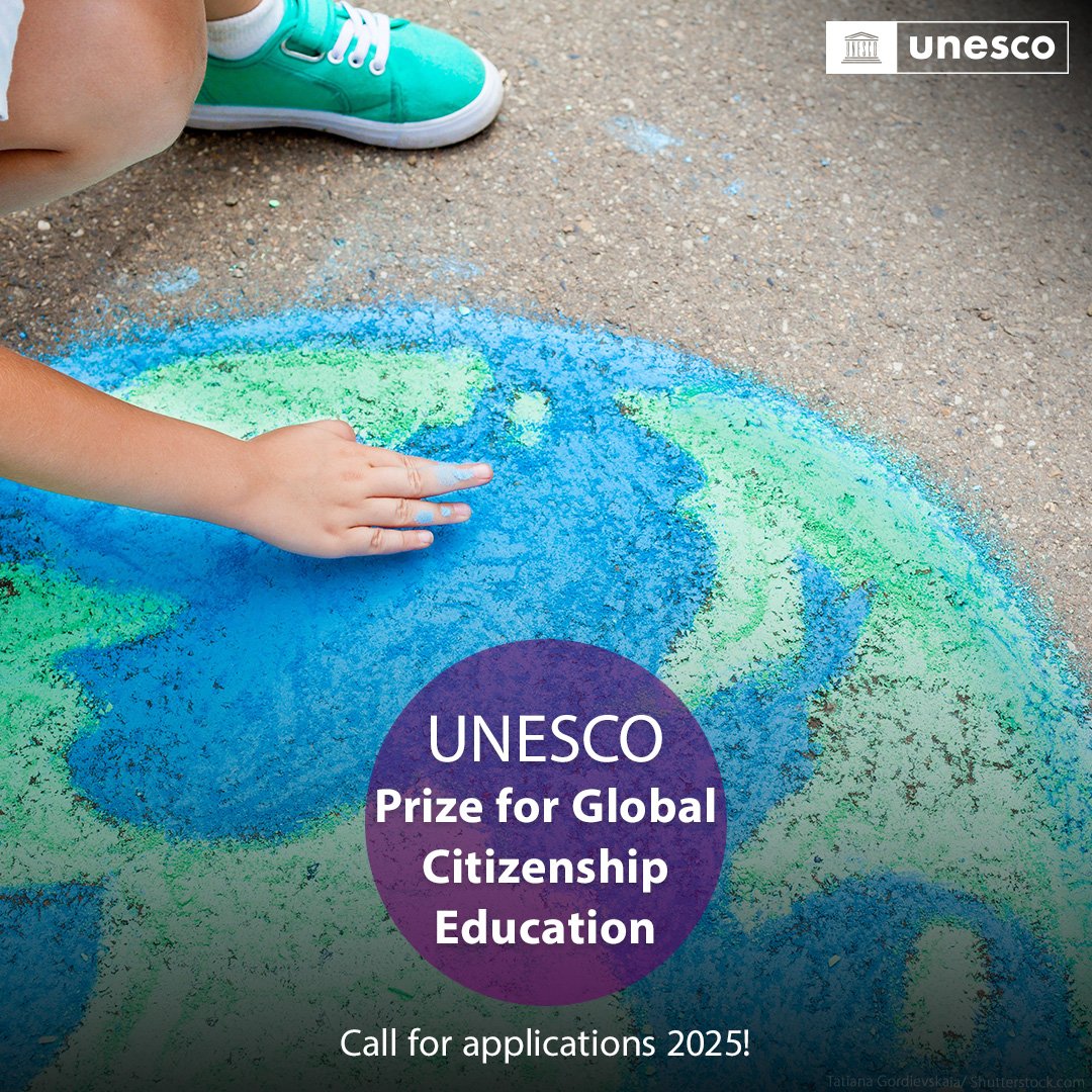 UNESCO Youth Forum Kenya (@unescoyouthke) on Twitter photo π¨ Opportunity Alertπ¨
<a href="/UNESCO/">UNESCO ποΈ #Education #Sciences #Culture πΊπ³</a> is calling youth-led organizations to apply for the UNESCO Prize for Global Citizenship Education π
π Win USD 50,000 for your impactful GCED initiative
π
Deadline: 1 September 2025
π Apply now: t.ly/TW_xn
#GCED #YouthLeadership π¨ Opportunity Alertπ¨
<a href="/UNESCO/">UNESCO ποΈ #Education #Sciences #Culture πΊπ³</a> is calling youth-led organizations to apply for the UNESCO Prize for Global Citizenship Education π
π Win USD 50,000 for your impactful GCED initiative
π
Deadline: 1 September 2025
π Apply now: t.ly/TW_xn
#GCED #YouthLeadership
