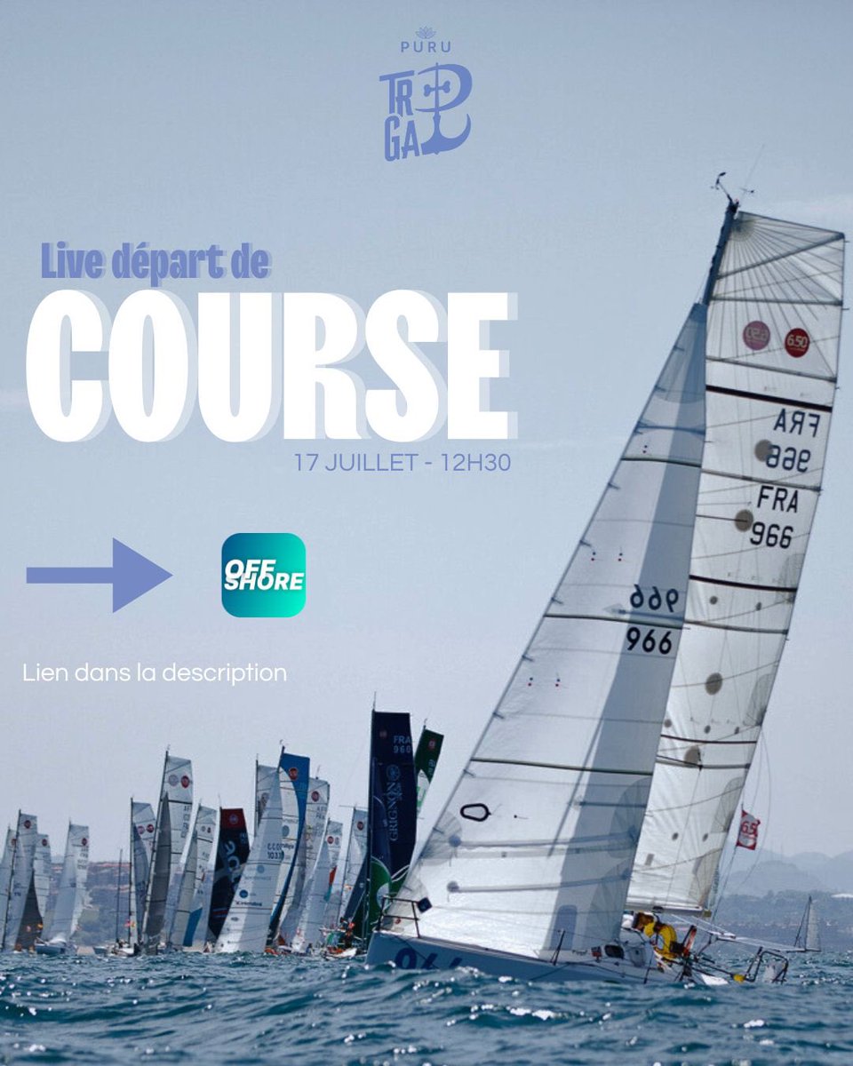 PURU Transgascogne (@purusailing) on Twitter photo Le départ de la #PuruTransgascogne sera en direct sur <a href="/OffshoreSocial/">Offshore Social Club</a> !
📆 Le 17 juillet dès 12h30
Vous ne manquerez donc rien du départ !😃
👉 youtube.com/live/hCKnDb65f…
#Mini650 <a href="/CaptainPuru/">Captain PURU</a> Le départ de la #PuruTransgascogne sera en direct sur <a href="/OffshoreSocial/">Offshore Social Club</a> !
📆 Le 17 juillet dès 12h30
Vous ne manquerez donc rien du départ !😃
👉 youtube.com/live/hCKnDb65f…
#Mini650 <a href="/CaptainPuru/">Captain PURU</a>