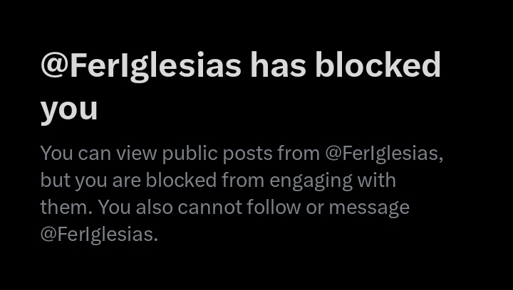 Si no es capaz de sostener un debate en Twitter, no quiero imaginar cómo se desenvuelve en la Cámara, señor <a href="/FerIglesias/">Fernando A. Iglesias</a>