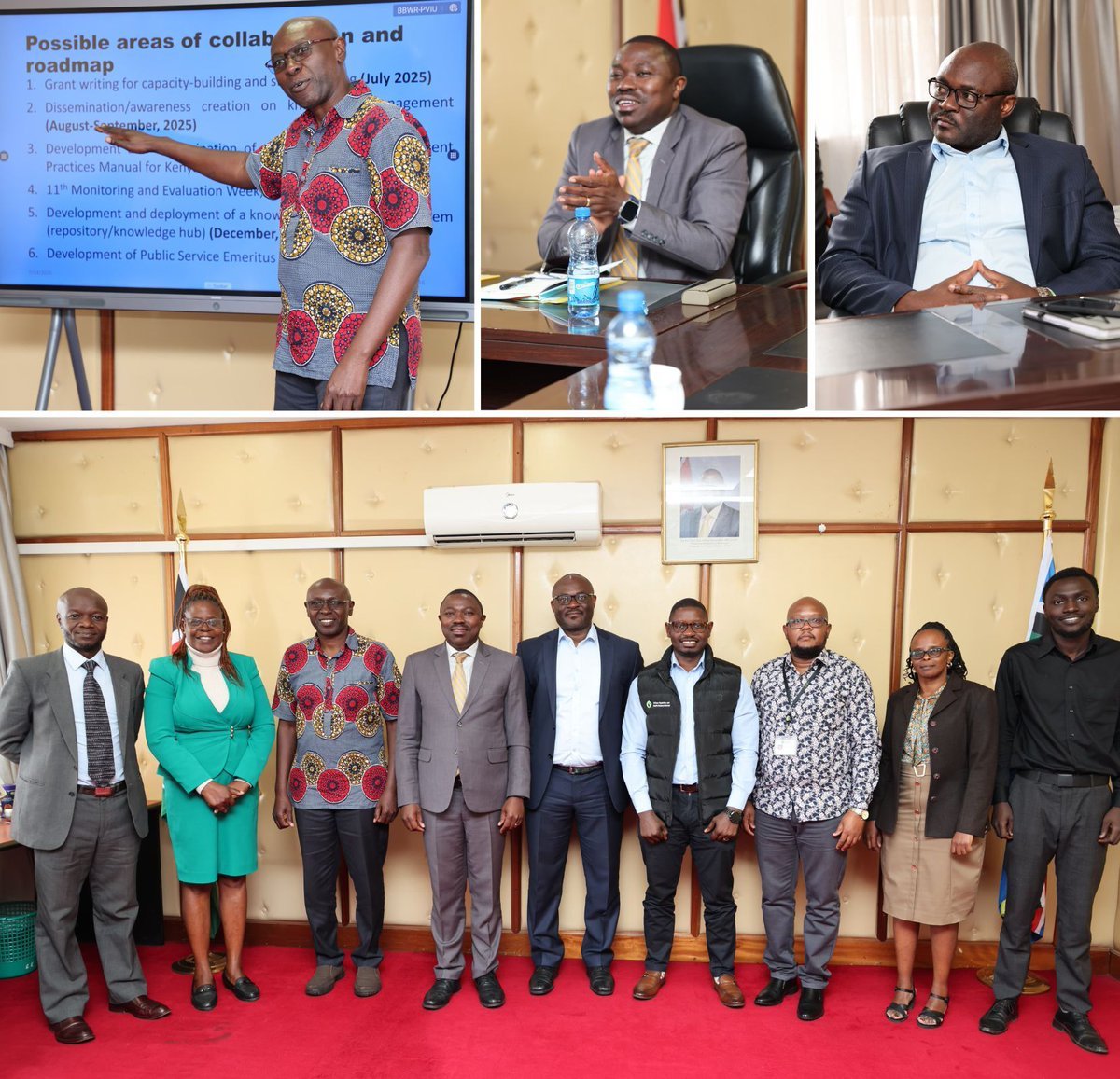 APHRC (@aphrc) on Twitter photo #IamAPHRC met with the <a href="/PSYGKenya/">Public Service and Human Capital Development</a> to explore collaboration in knowledge management, capacity development, and institutional strengthening.
Led by Dr. Engelbert Luchuo, Head of International Programs at APHRC, and Mr. Bongo Wekesa, Secretary of Management Consultancy Services at #IamAPHRC met with the <a href="/PSYGKenya/">Public Service and Human Capital Development</a> to explore collaboration in knowledge management, capacity development, and institutional strengthening.
Led by Dr. Engelbert Luchuo, Head of International Programs at APHRC, and Mr. Bongo Wekesa, Secretary of Management Consultancy Services at