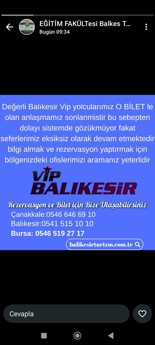 Teşekkürler <a href="/obilet/">obilet</a> şimdi onlar düşünsün
