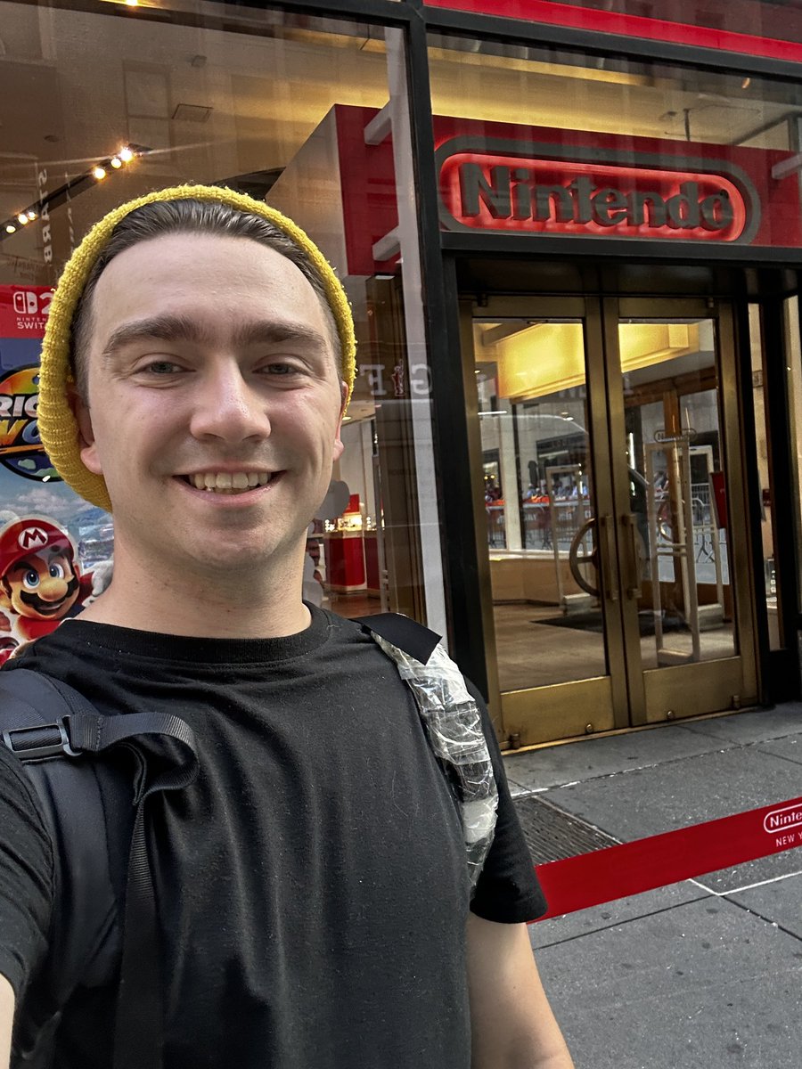 At Nintendo NYC waiting 24 hours till Donkey Kong Bananza Releases!!!