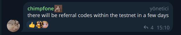 ynranileth's tweet photo. Anoma testnet'e dahil olanlar için referans kodları yakında eklenecek.

Modularity Telegram grubunda aktif olursanız belki orda da kod paylaşan olur yakalayıp girebilirsiniz. https://t.co/u1fGkvNGmi