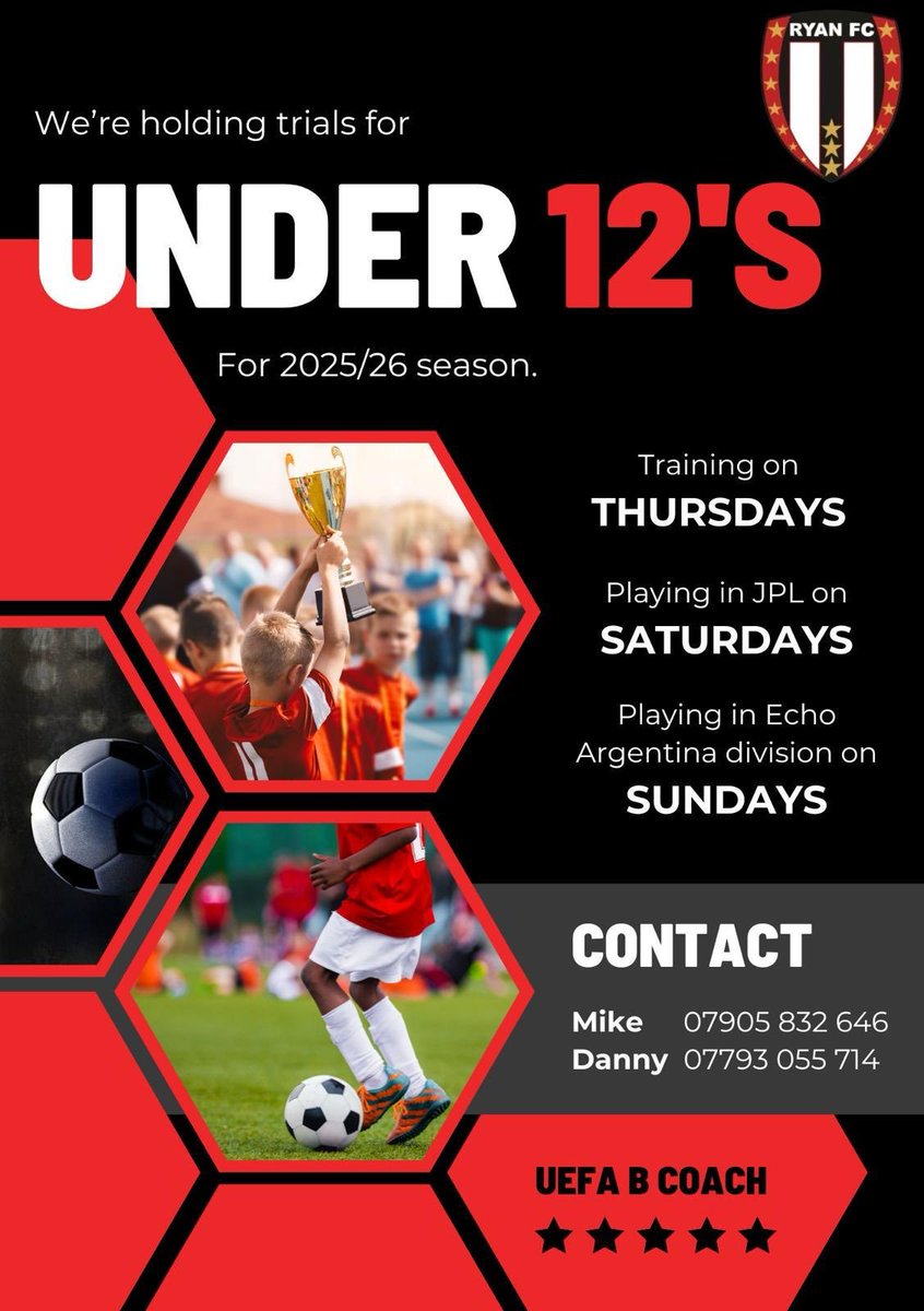 Ryan FC Official (@ryanfc1995) on Twitter photo Still looking for one more space to enhance an already strong looking squad for this season. We will be competing in top division of <a href="/echoleague/">@echoleague</a> Still looking for one more space to enhance an already strong looking squad for this season. We will be competing in top division of <a href="/echoleague/">@echoleague</a>